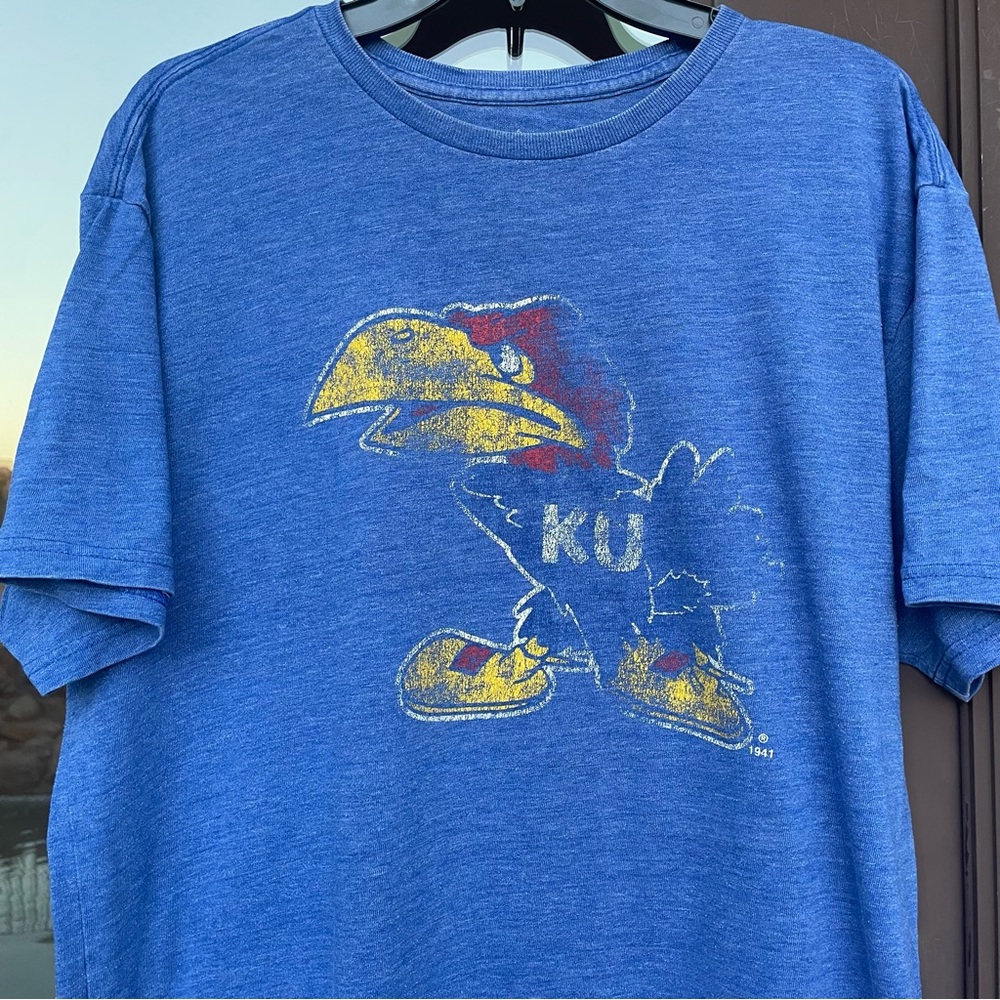 adidas College Vault University of Kansas Tee XL